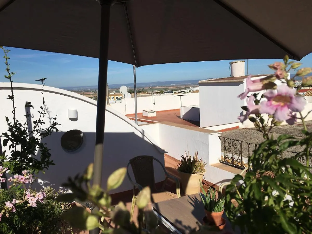 فيلا Casa Leon Blanco Carmona Reformada Centrica Con Chimenea Y Terraza Con Vistas